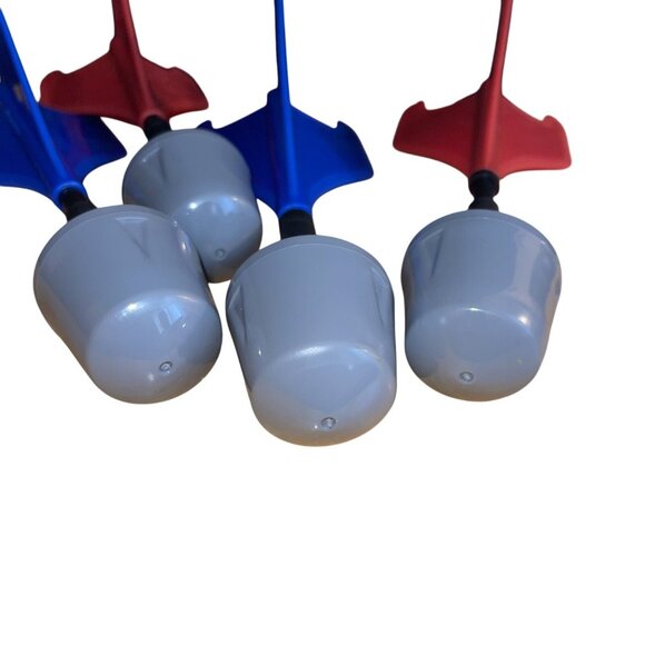 Lawn Darts Set Of 4 In Blue & Red With Weighted Tips For Outdoor Games - Picture 12 of 14